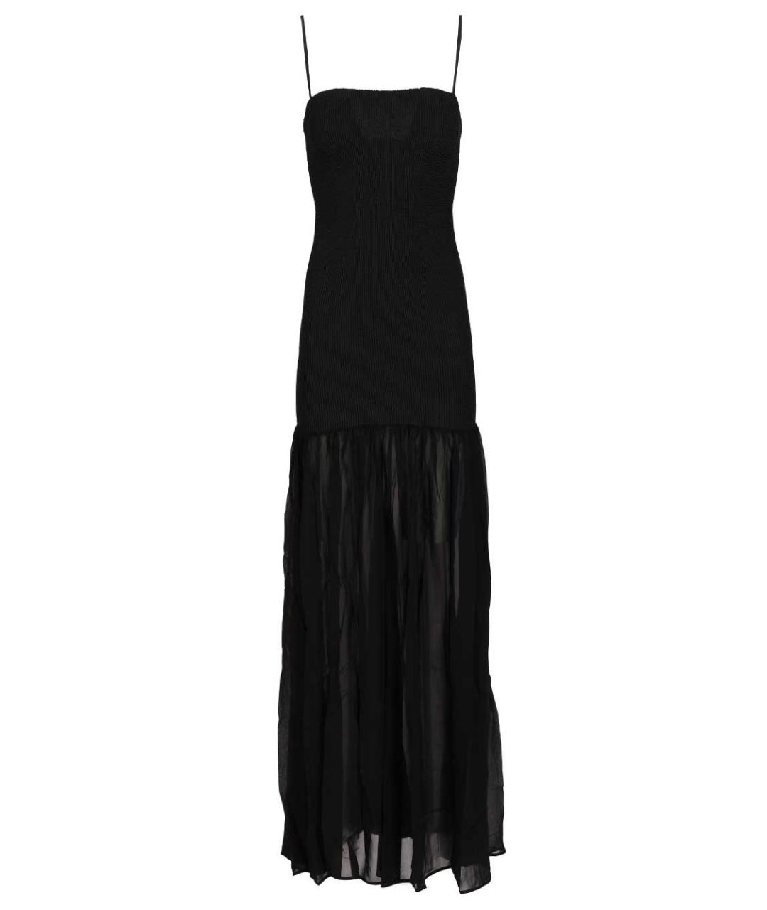 HUNZA G Черное полиамидовое платье, фото 1