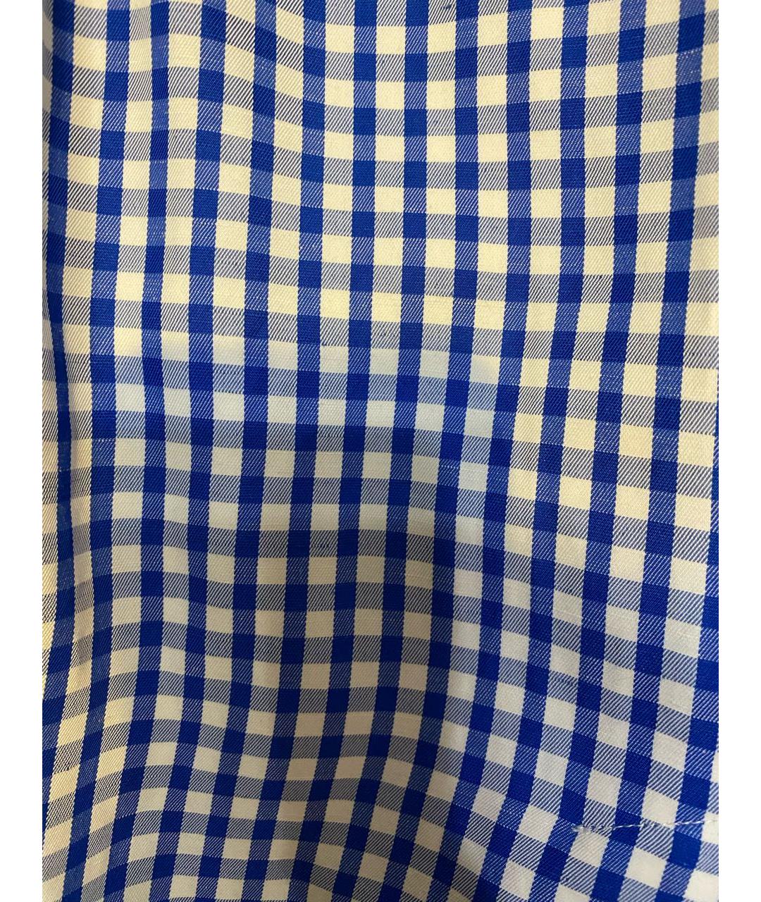 DONDUP Синяя льняная юбка миди, фото 8