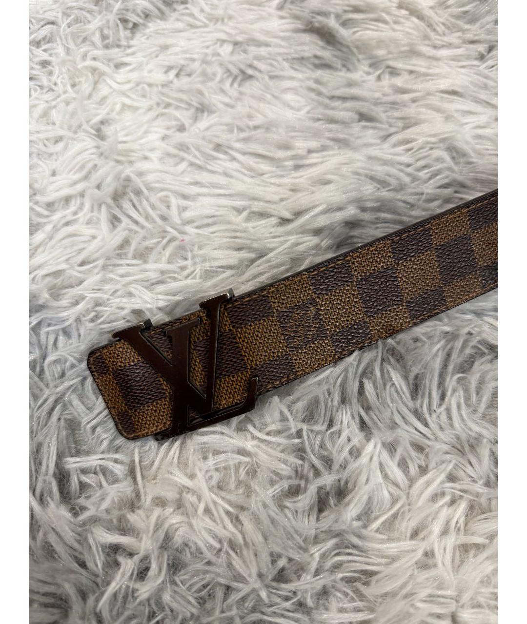 LOUIS VUITTON Коричневый ремень, фото 2