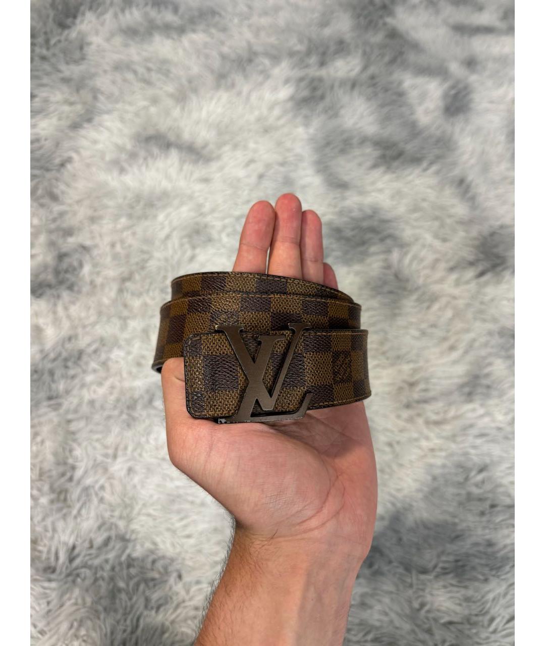 LOUIS VUITTON Коричневый ремень, фото 6