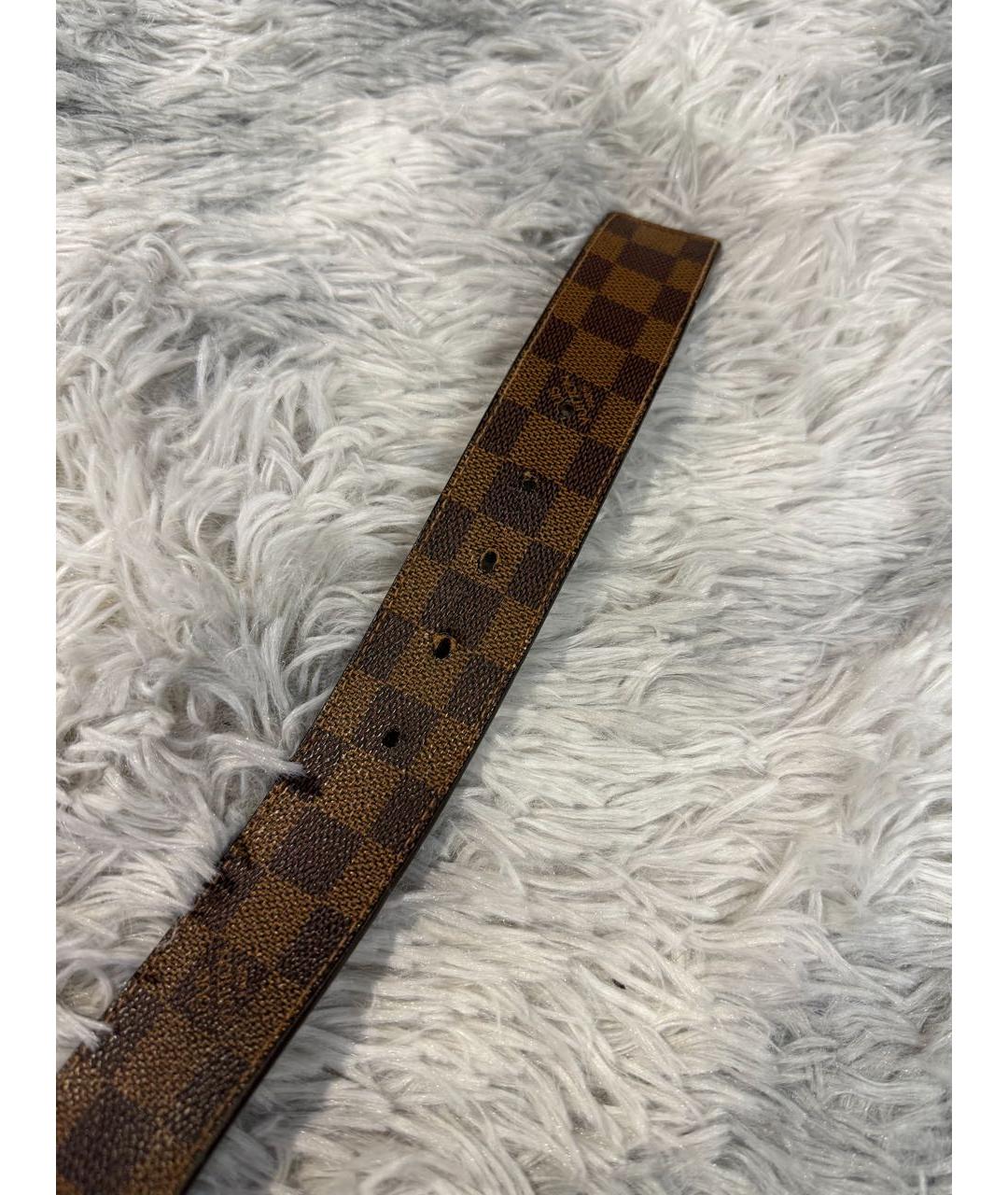 LOUIS VUITTON Коричневый ремень, фото 3