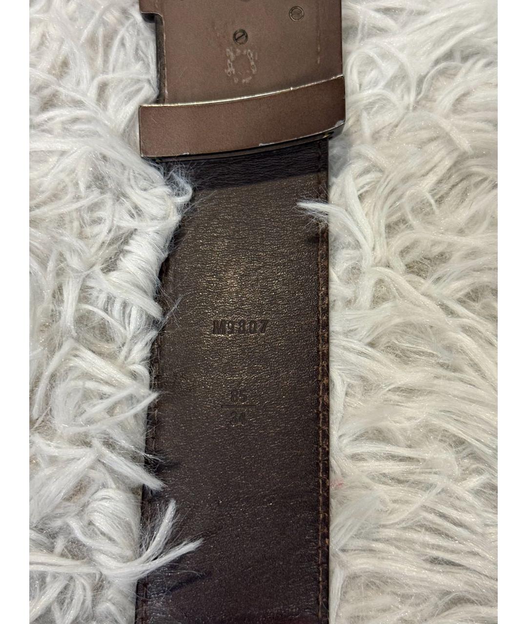 LOUIS VUITTON Коричневый ремень, фото 4