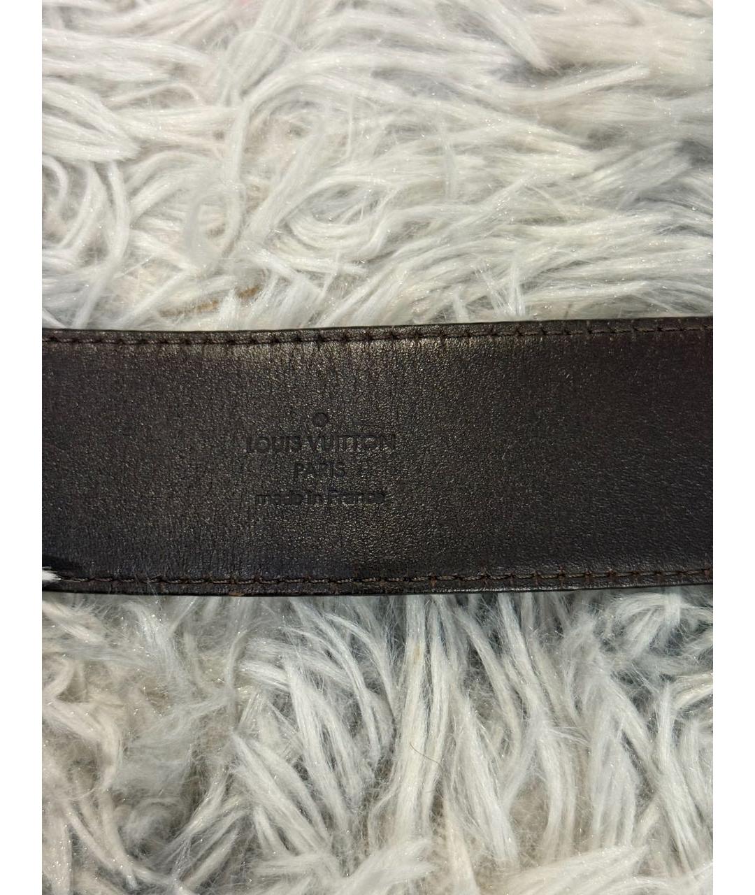 LOUIS VUITTON Коричневый ремень, фото 5