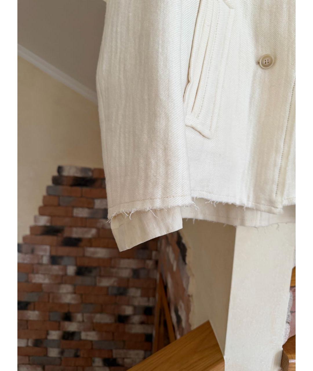 ISABEL MARANT Бежевое шерстяное пальто, фото 4