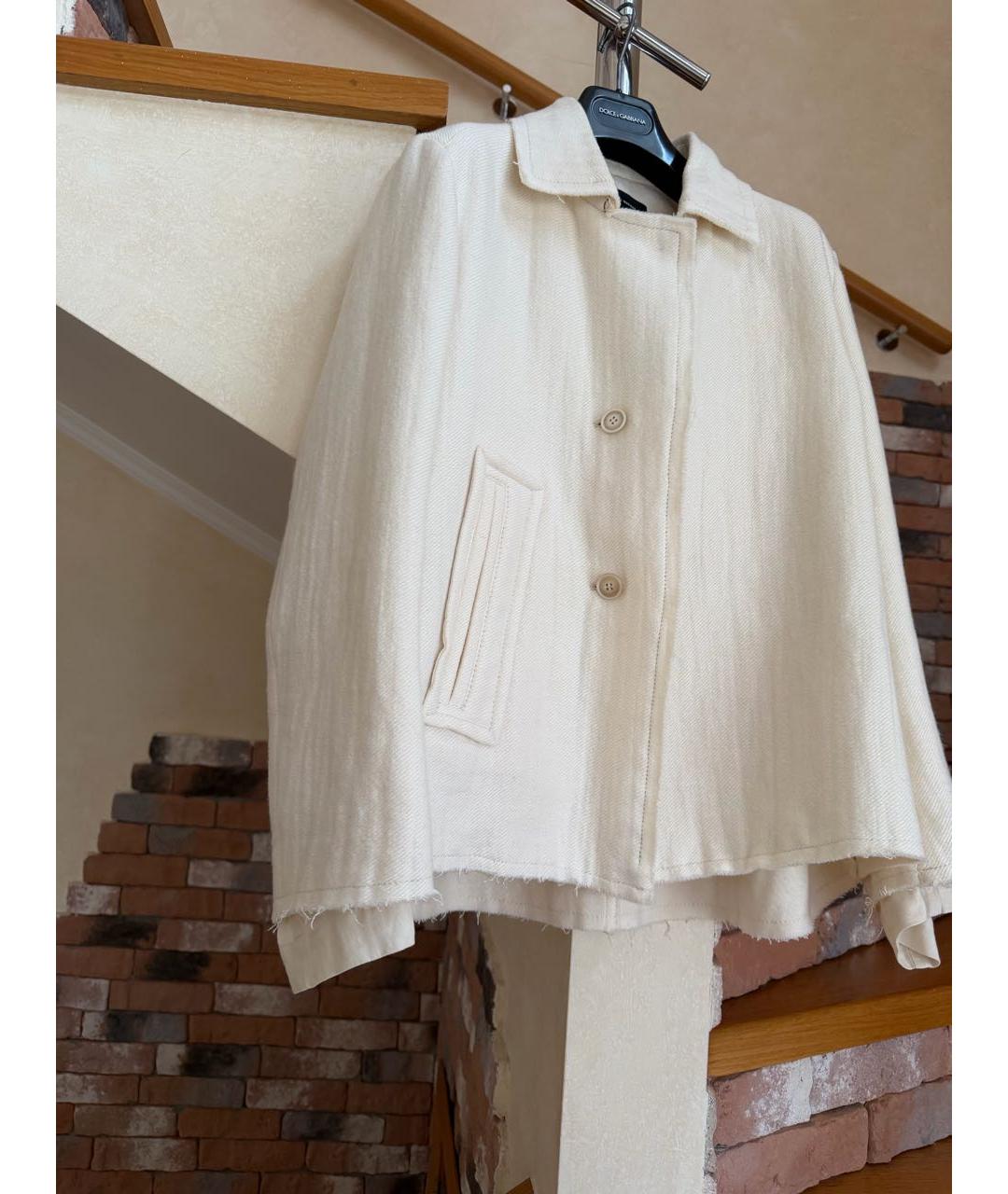 ISABEL MARANT Бежевое шерстяное пальто, фото 3