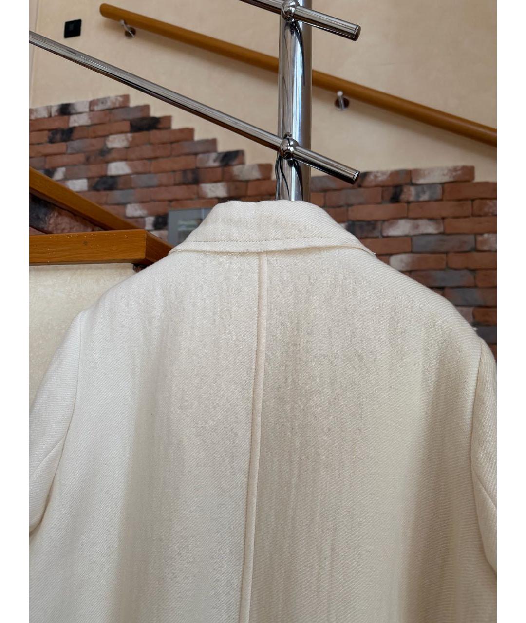 ISABEL MARANT Бежевое шерстяное пальто, фото 6