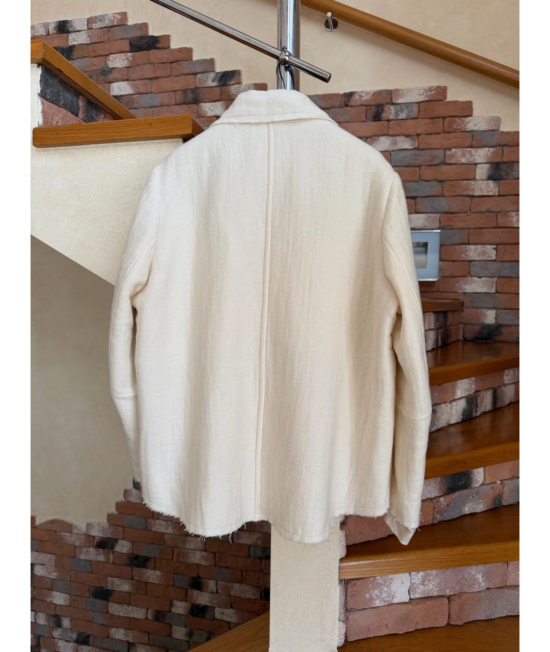 ISABEL MARANT Бежевое шерстяное пальто, фото 5