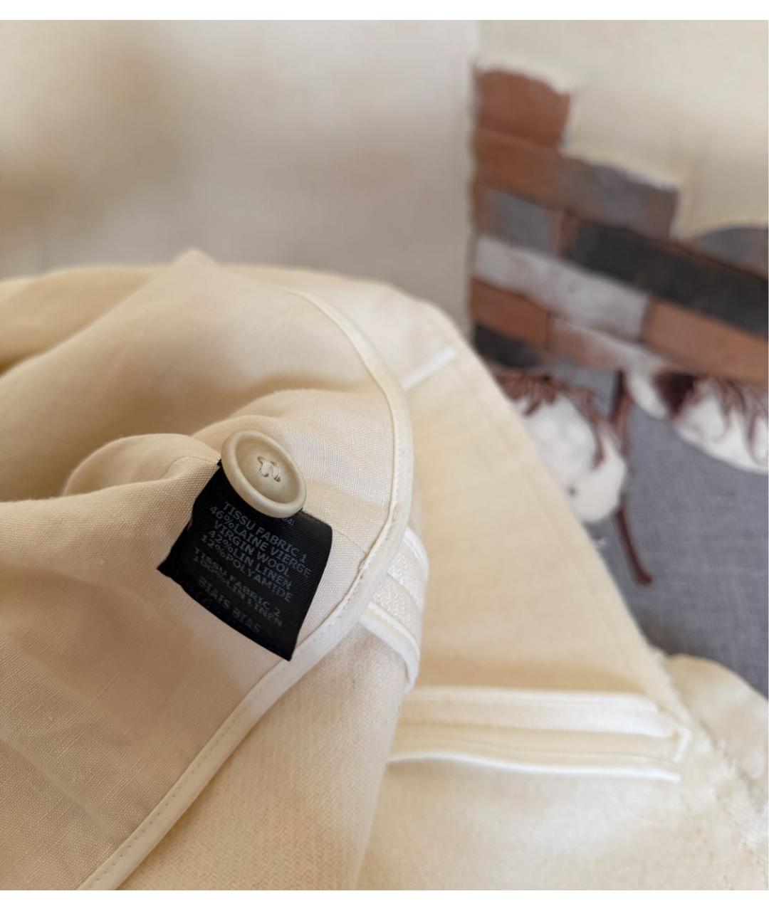 ISABEL MARANT Бежевое шерстяное пальто, фото 7