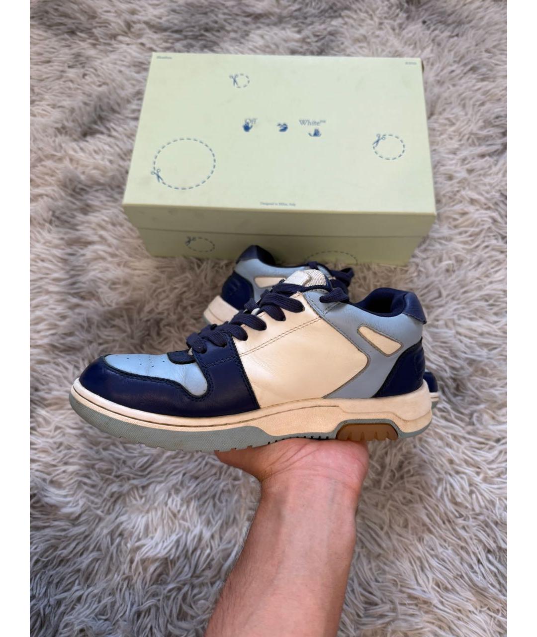 OFF-WHITE Белые низкие кроссовки / кеды, фото 2