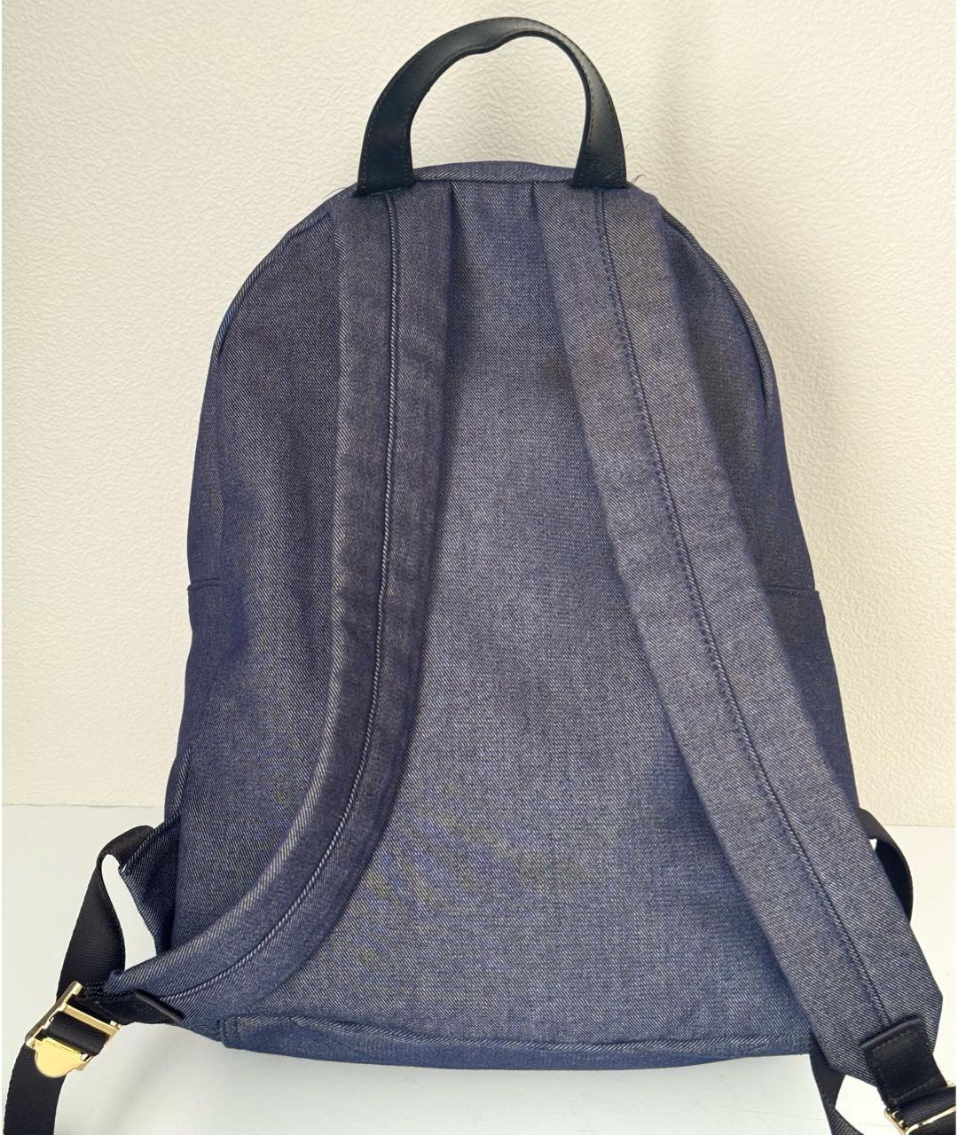 LANVIN Синий деним рюкзак, фото 4