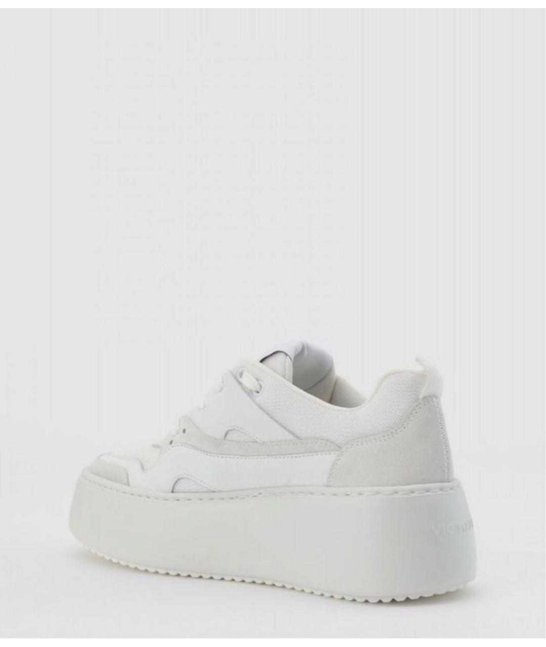 VIC MATIE Белые кожаные кеды, фото 3