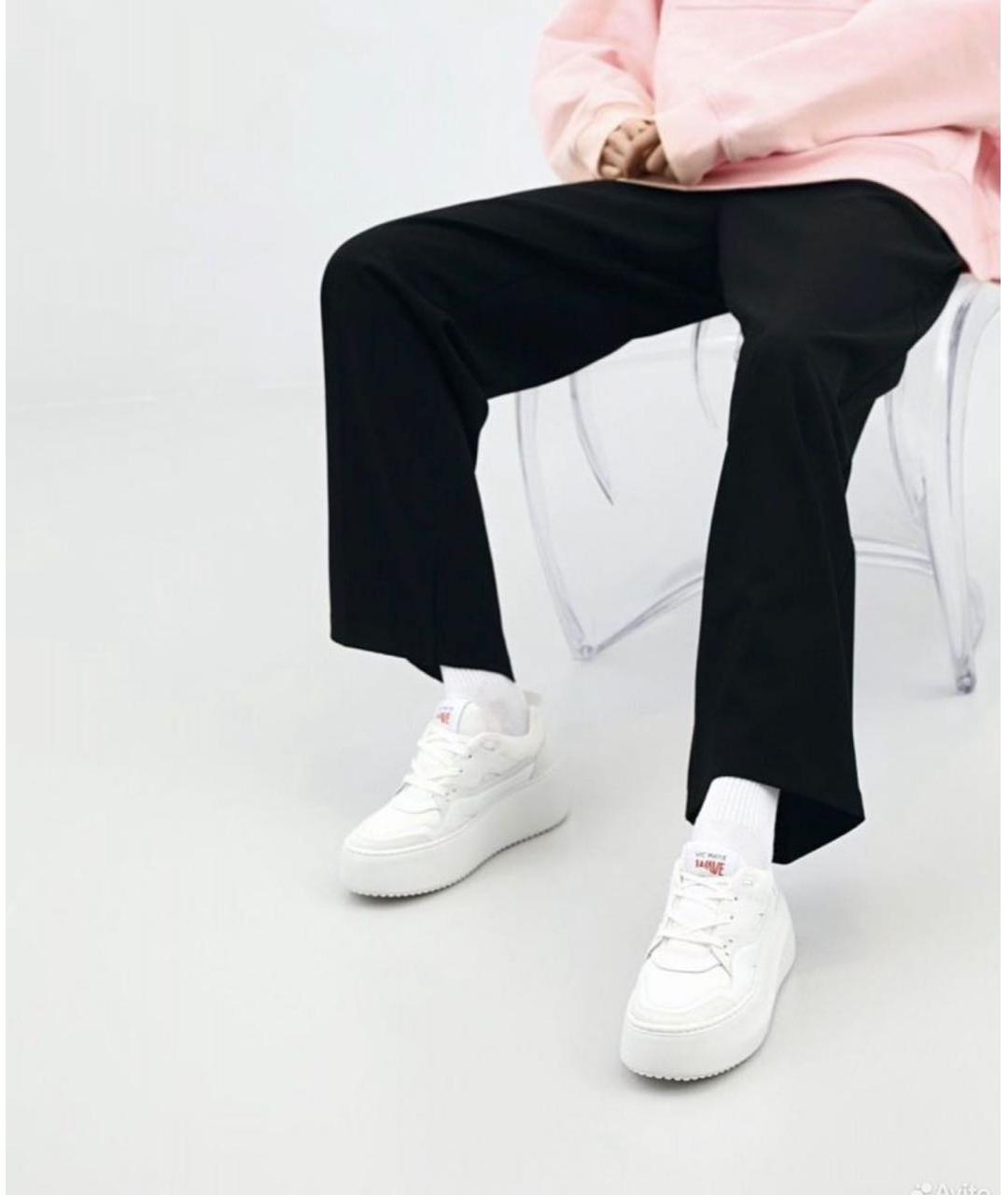 VIC MATIE Белые кожаные кеды, фото 2