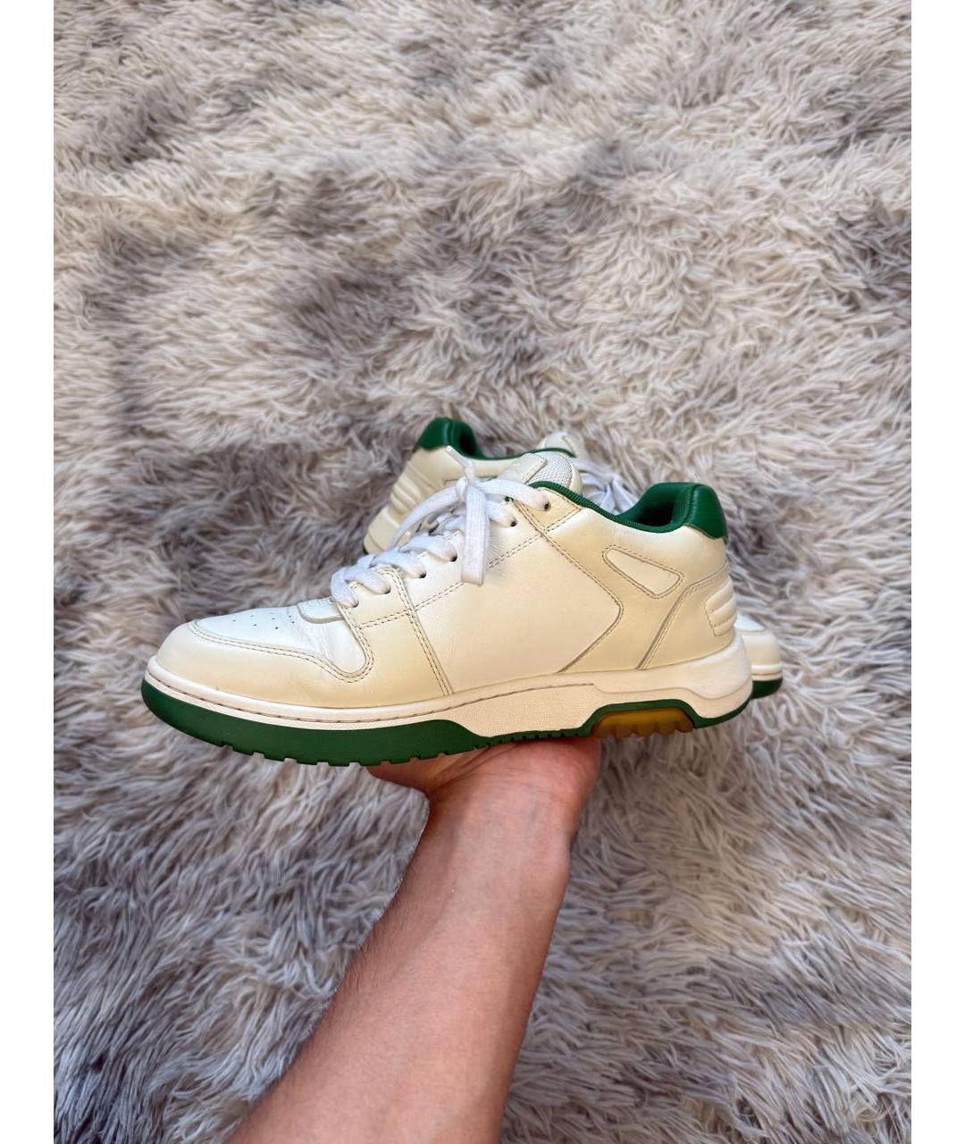 OFF-WHITE Белые низкие кроссовки / кеды, фото 2