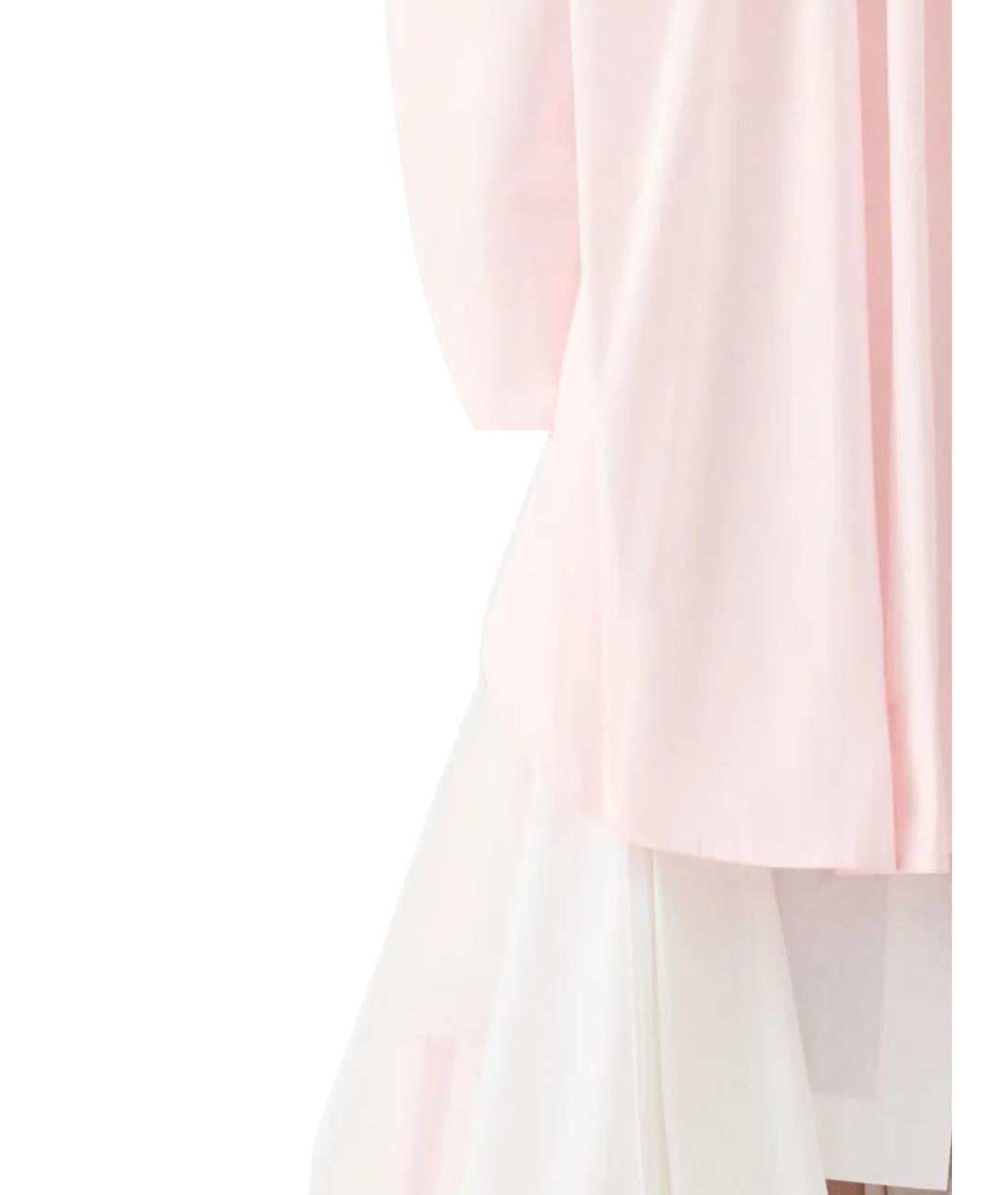 JACQUEMUS Розовое полиэстеровое коктейльное платье, фото 3