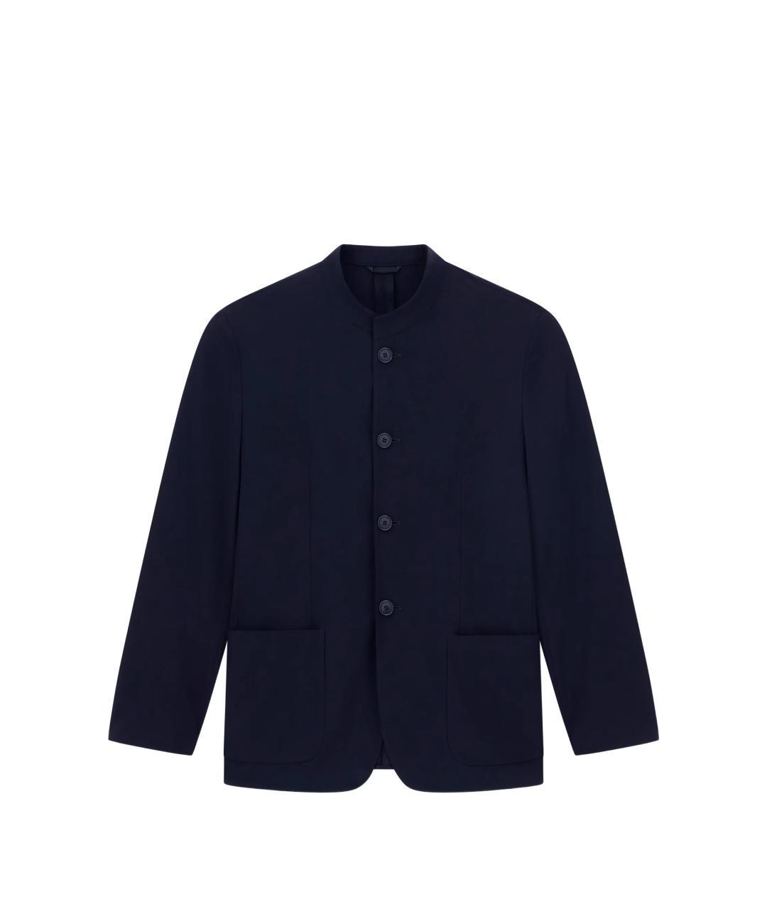 GIORGIO ARMANI Синий шерстяной пиджак, фото 3