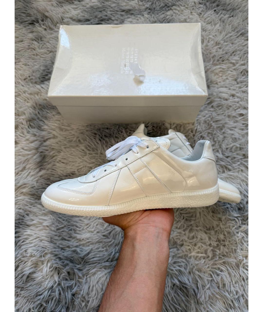 MAISON MARGIELA Белые низкие кроссовки / кеды, фото 2