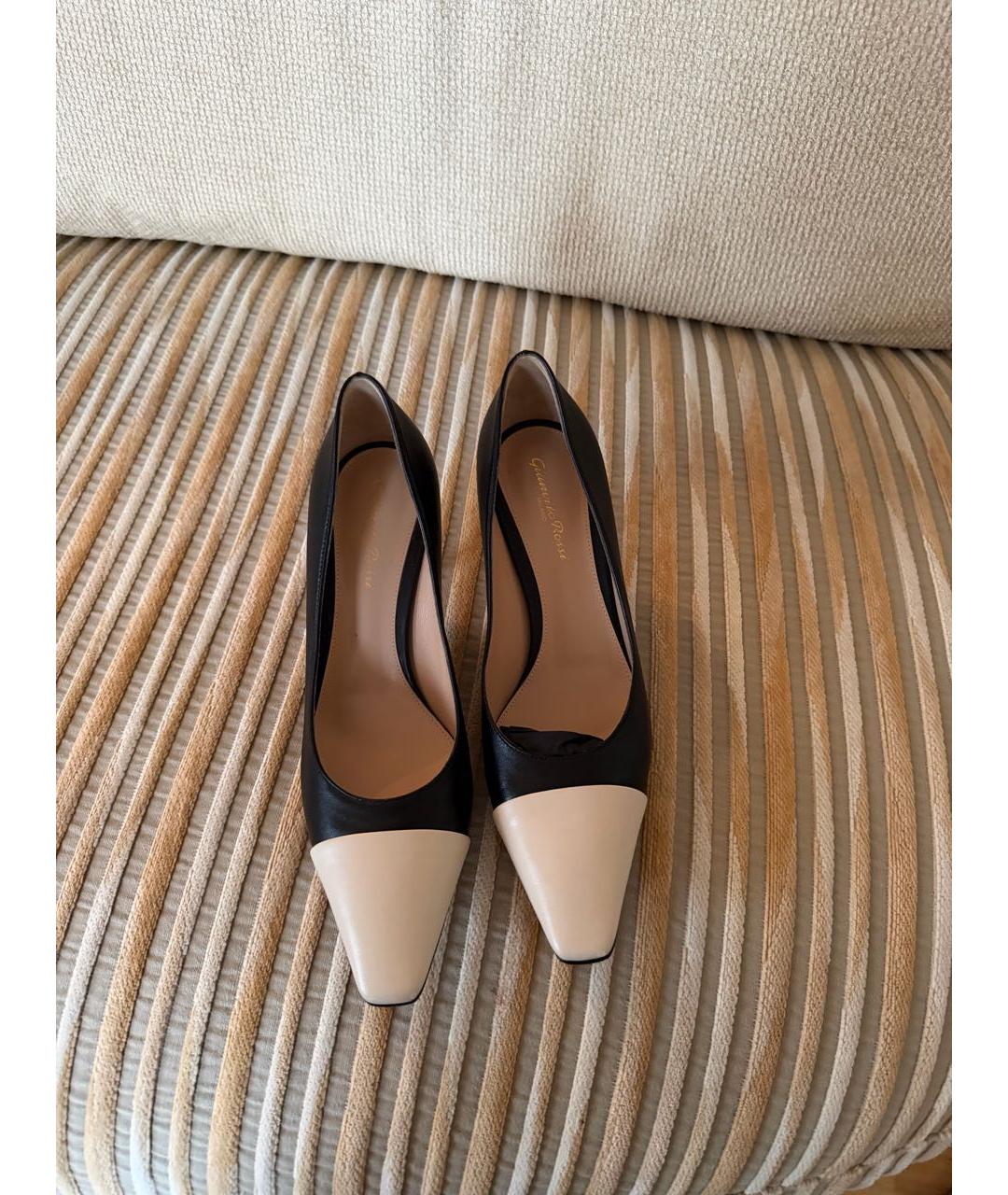 GIANVITO ROSSI Черные кожаные туфли, фото 3