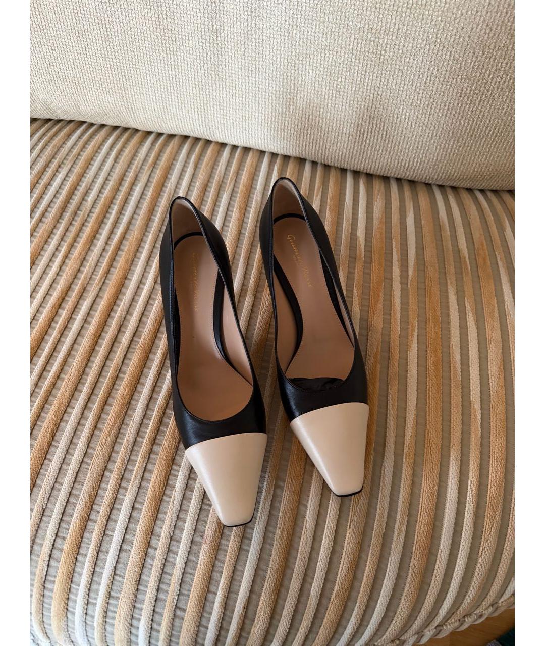 GIANVITO ROSSI Черные кожаные туфли, фото 8