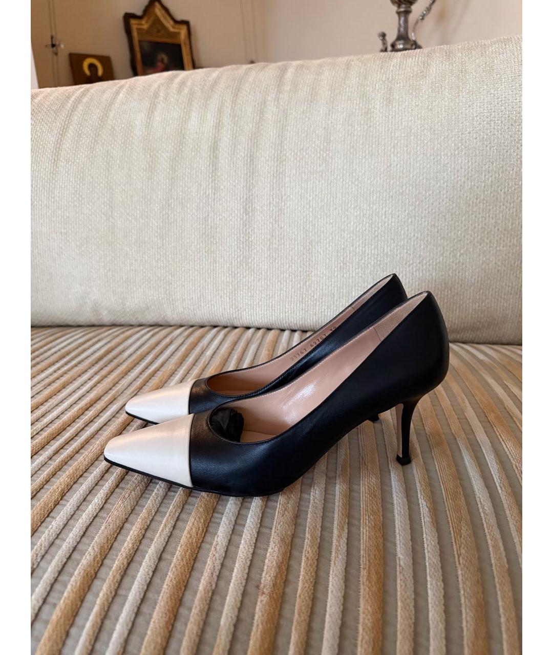 GIANVITO ROSSI Черные кожаные туфли, фото 9