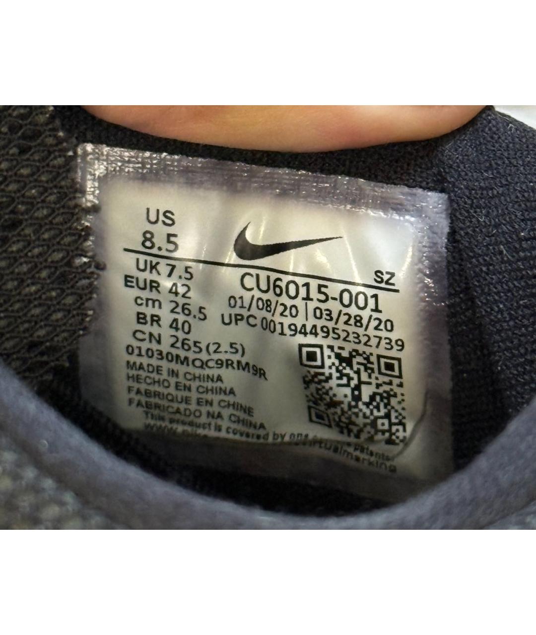 NIKE X OFF-WHITE Зеленые низкие кроссовки / кеды, фото 5