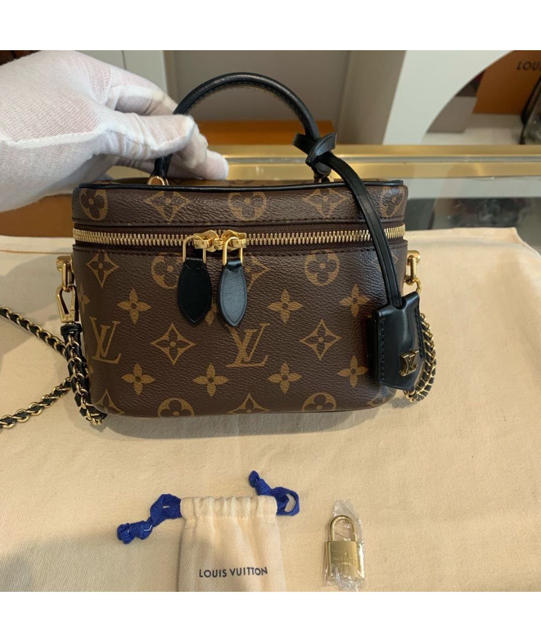 LOUIS VUITTON Коричневая сумка через плечо, фото 6