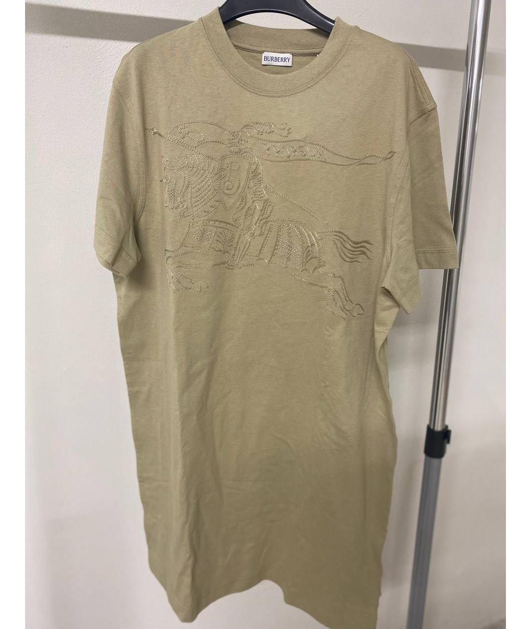 BURBERRY Хлопковое повседневное платье, фото 2