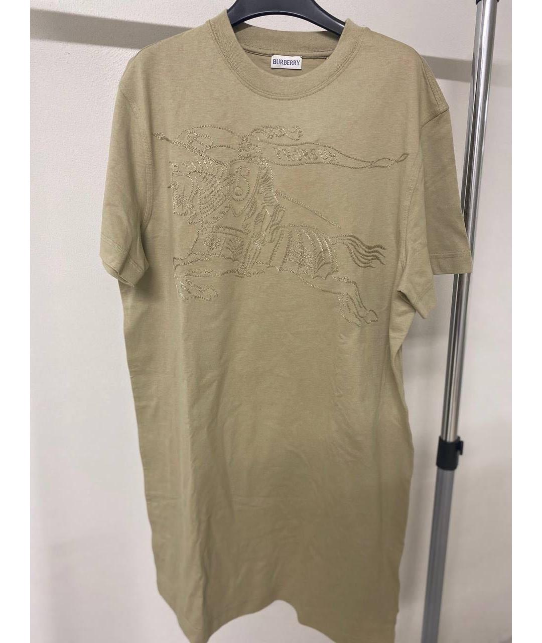 BURBERRY Хлопковое повседневное платье, фото 8