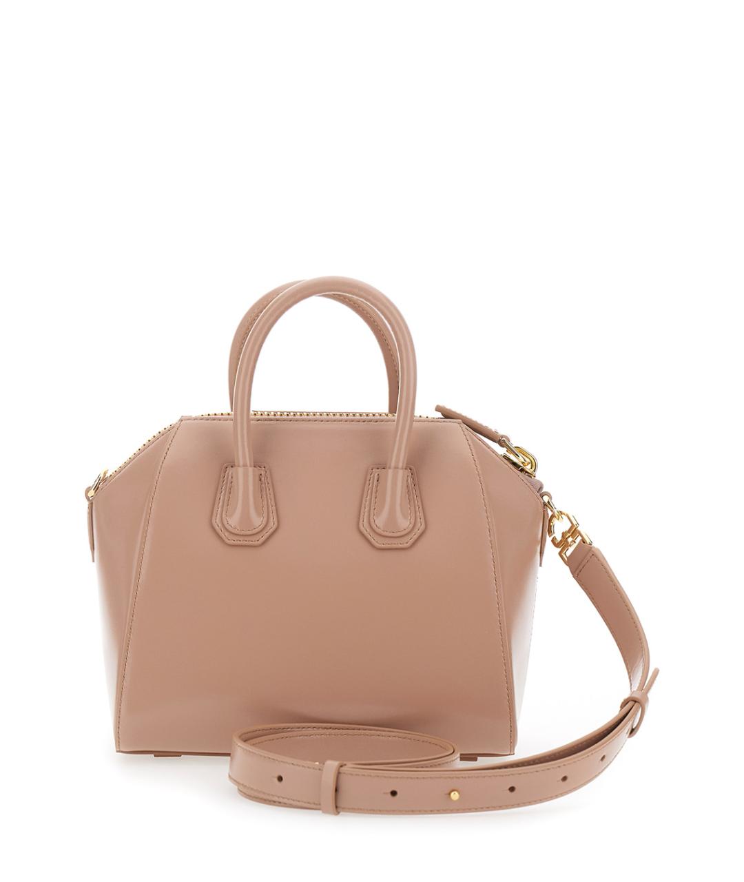 GIVENCHY Розовая кожаная сумка через плечо, фото 2