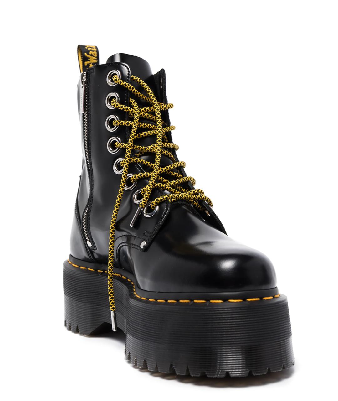 DR. MARTENS Черные кожаные ботинки, фото 2