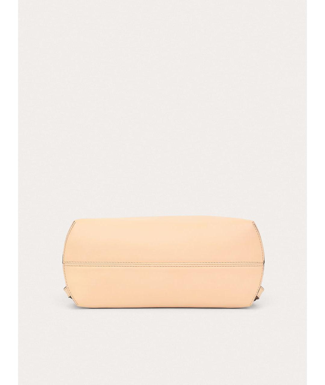 FENDI Розовый кожаный рюкзак, фото 4