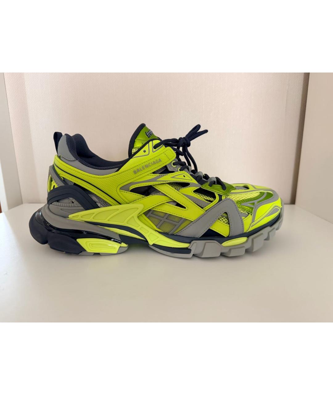 BALENCIAGA Мульти низкие кроссовки / кеды из искусственной кожи, фото 5