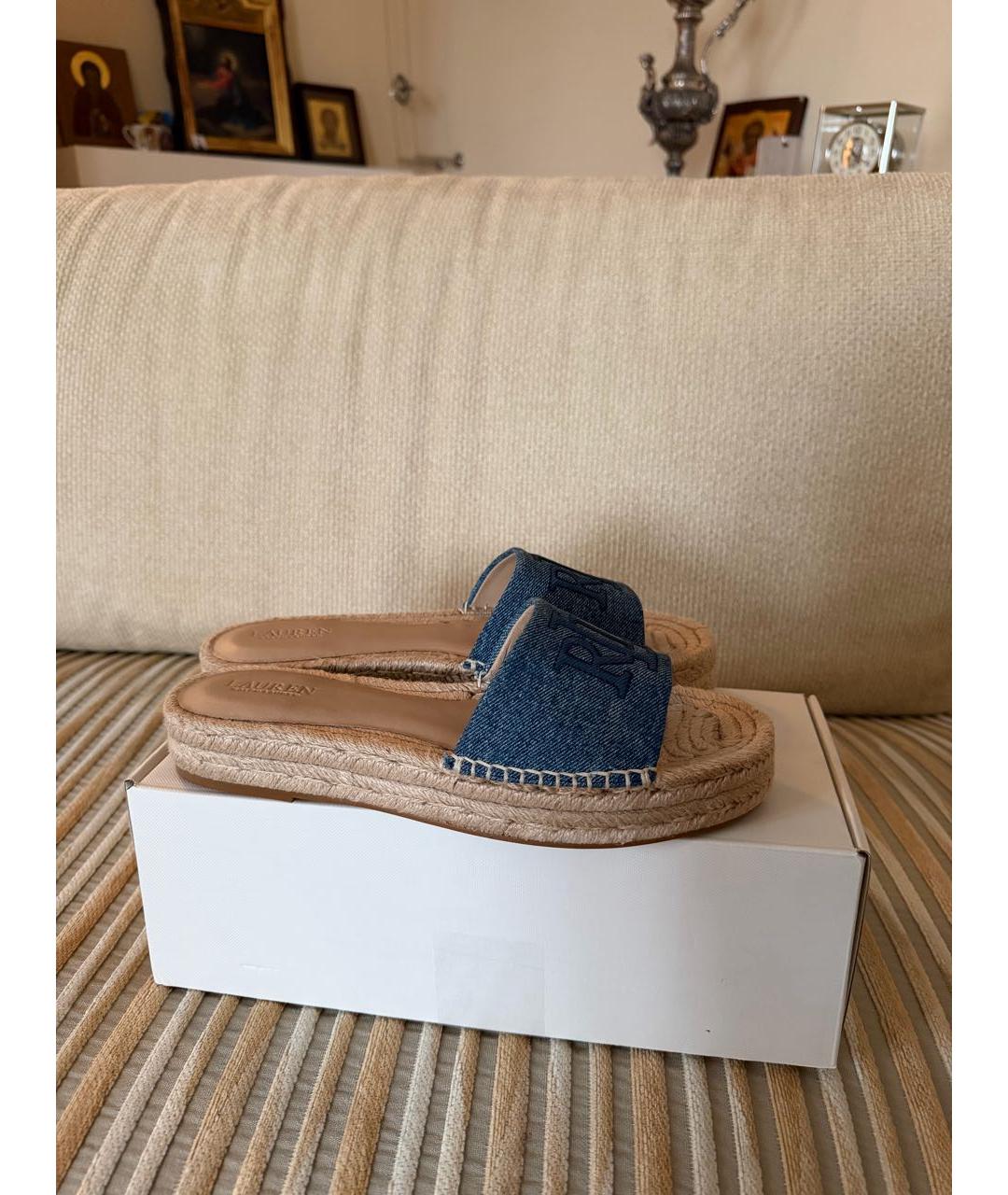 RALPH LAUREN Шлепанцы, фото 9