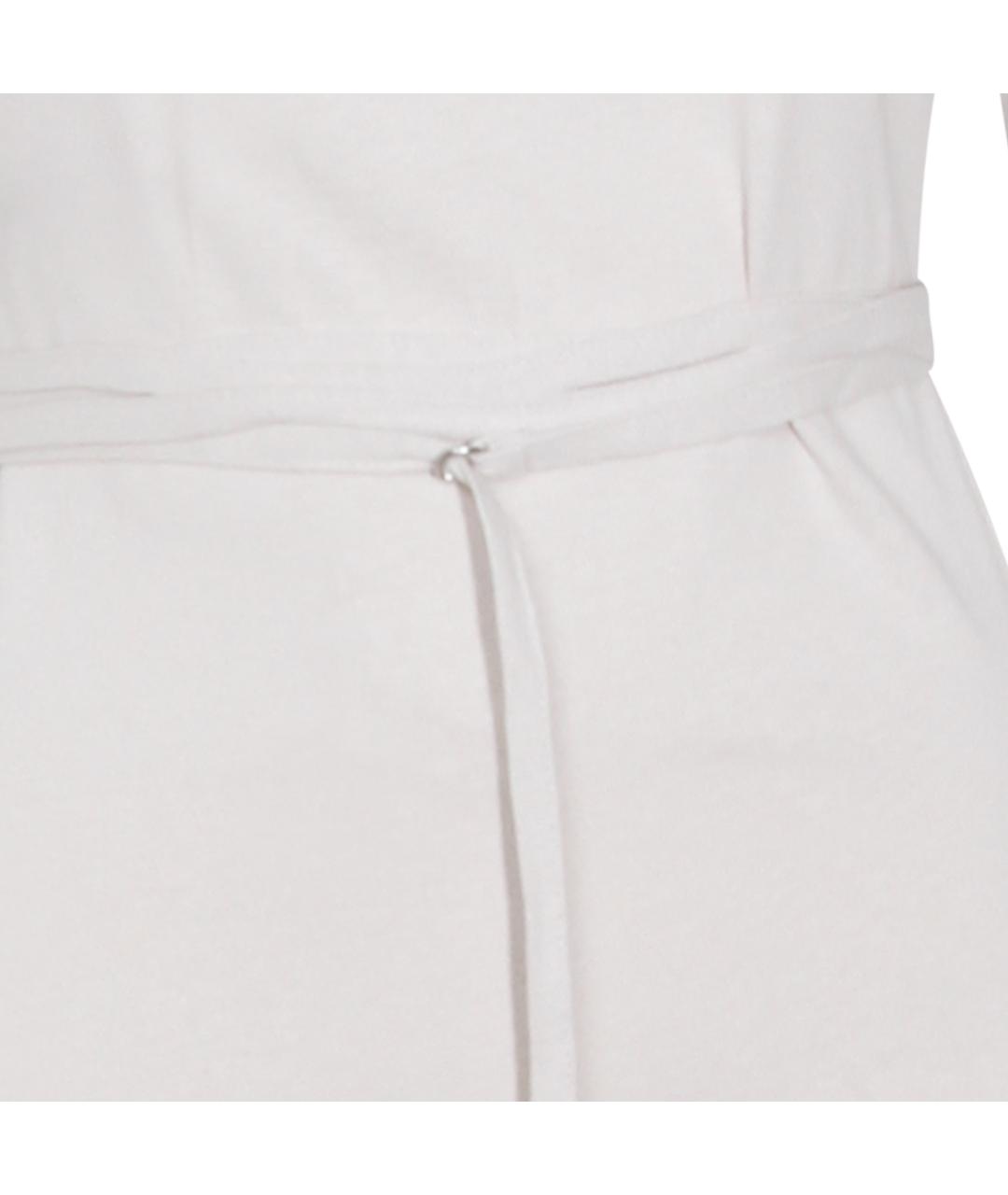 LEMAIRE Белое хлопковое повседневное платье, фото 3