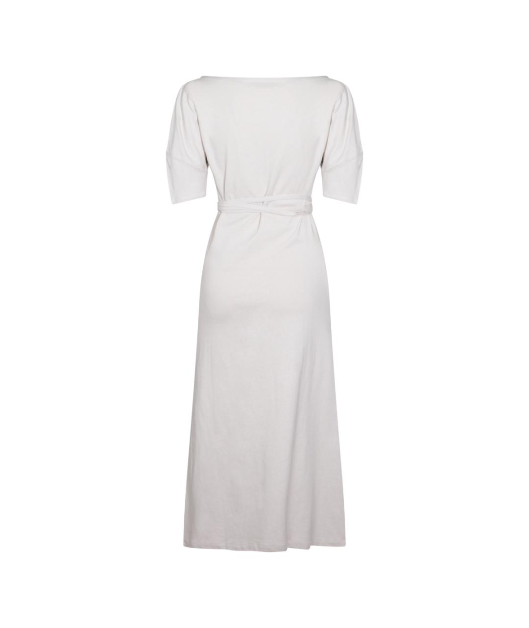 LEMAIRE Белое хлопковое повседневное платье, фото 2