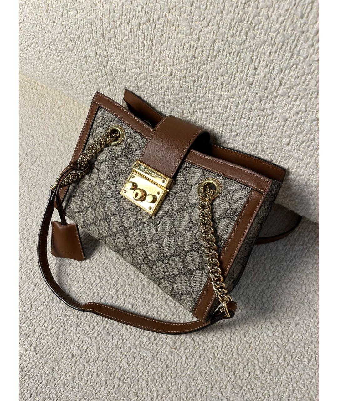 GUCCI Коричневая сумка через плечо, фото 5