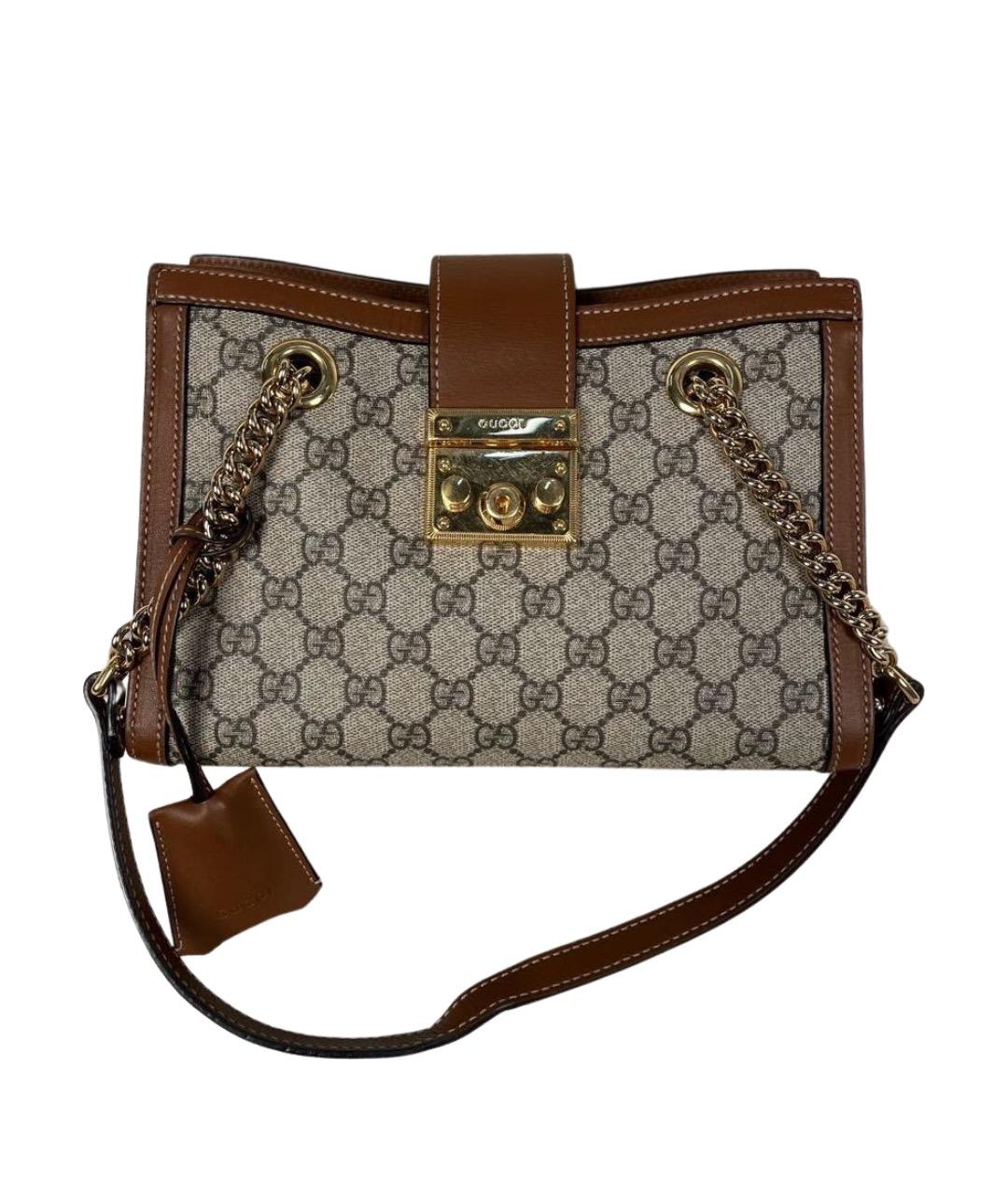 GUCCI Коричневая сумка через плечо, фото 1