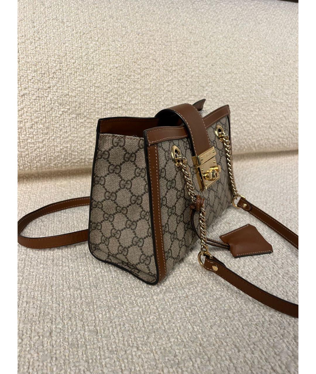 GUCCI Коричневая сумка через плечо, фото 7