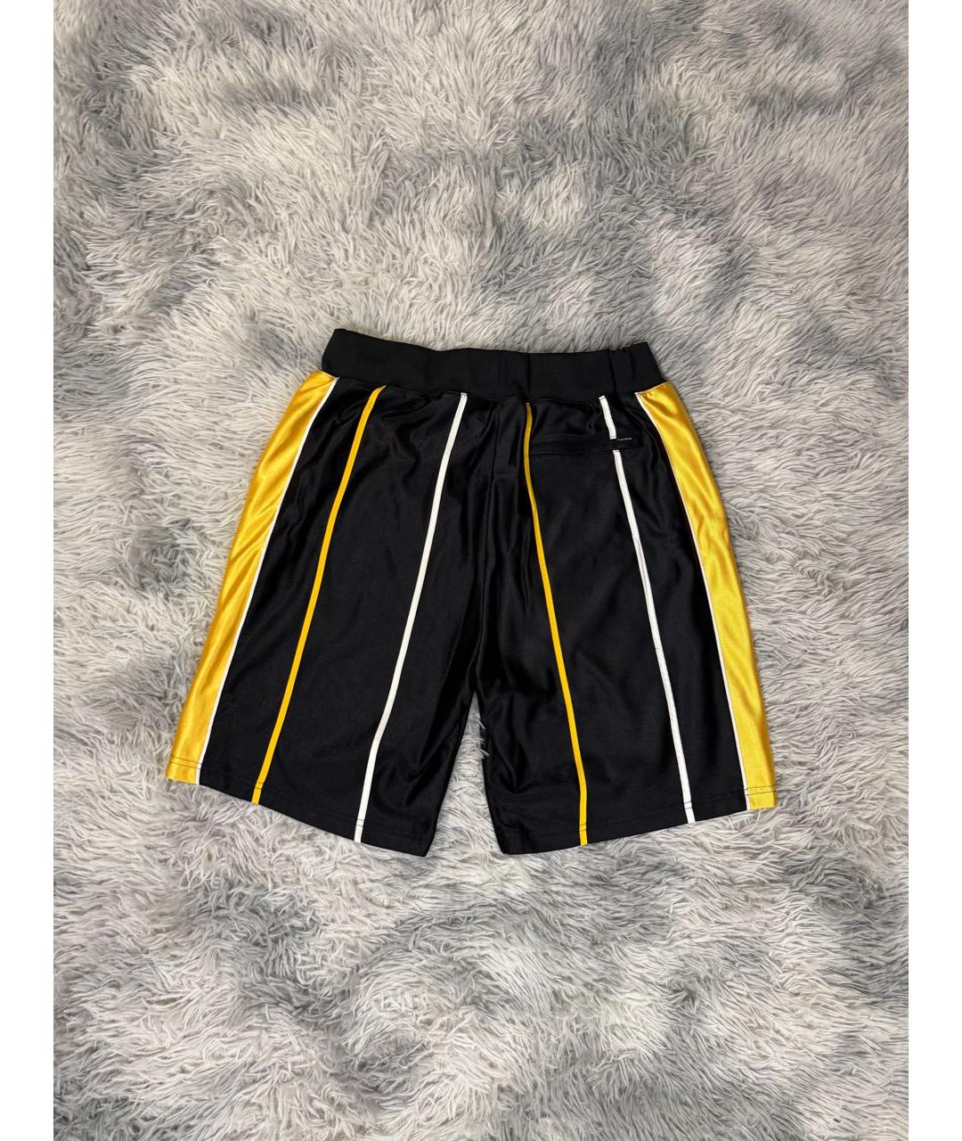 SUPREME Черные синтетические шорты, фото 4