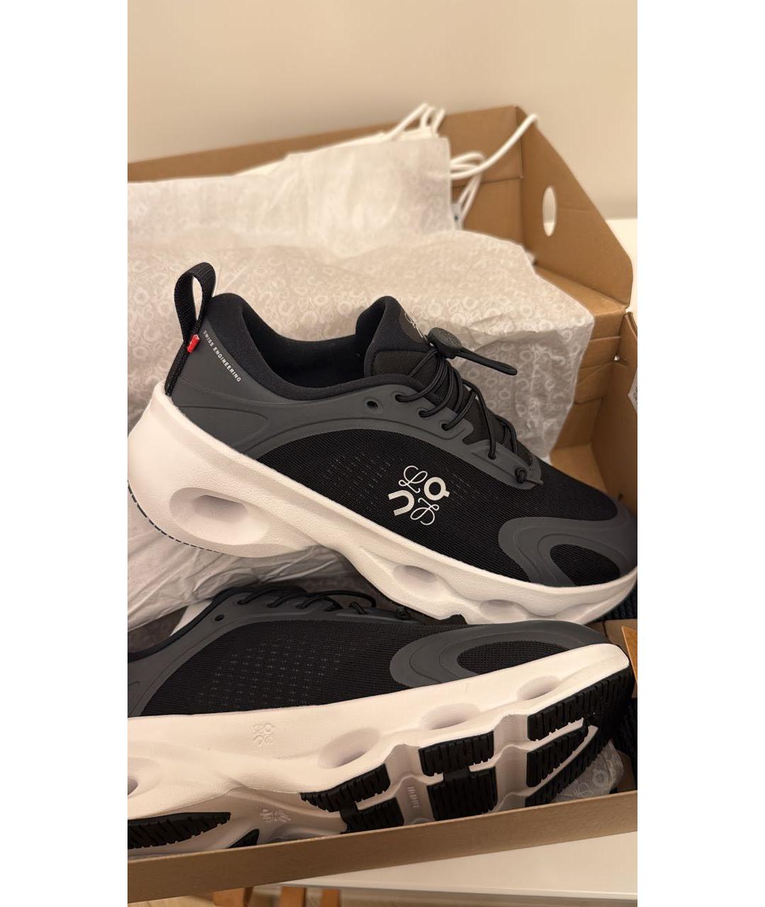 LOEWE Черные кроссовки, фото 2