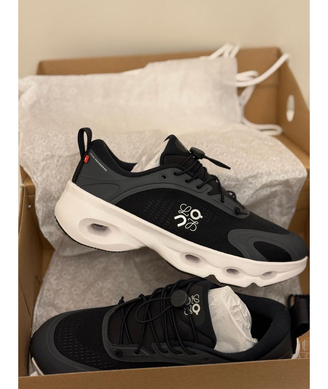 LOEWE Черные кроссовки, фото 3