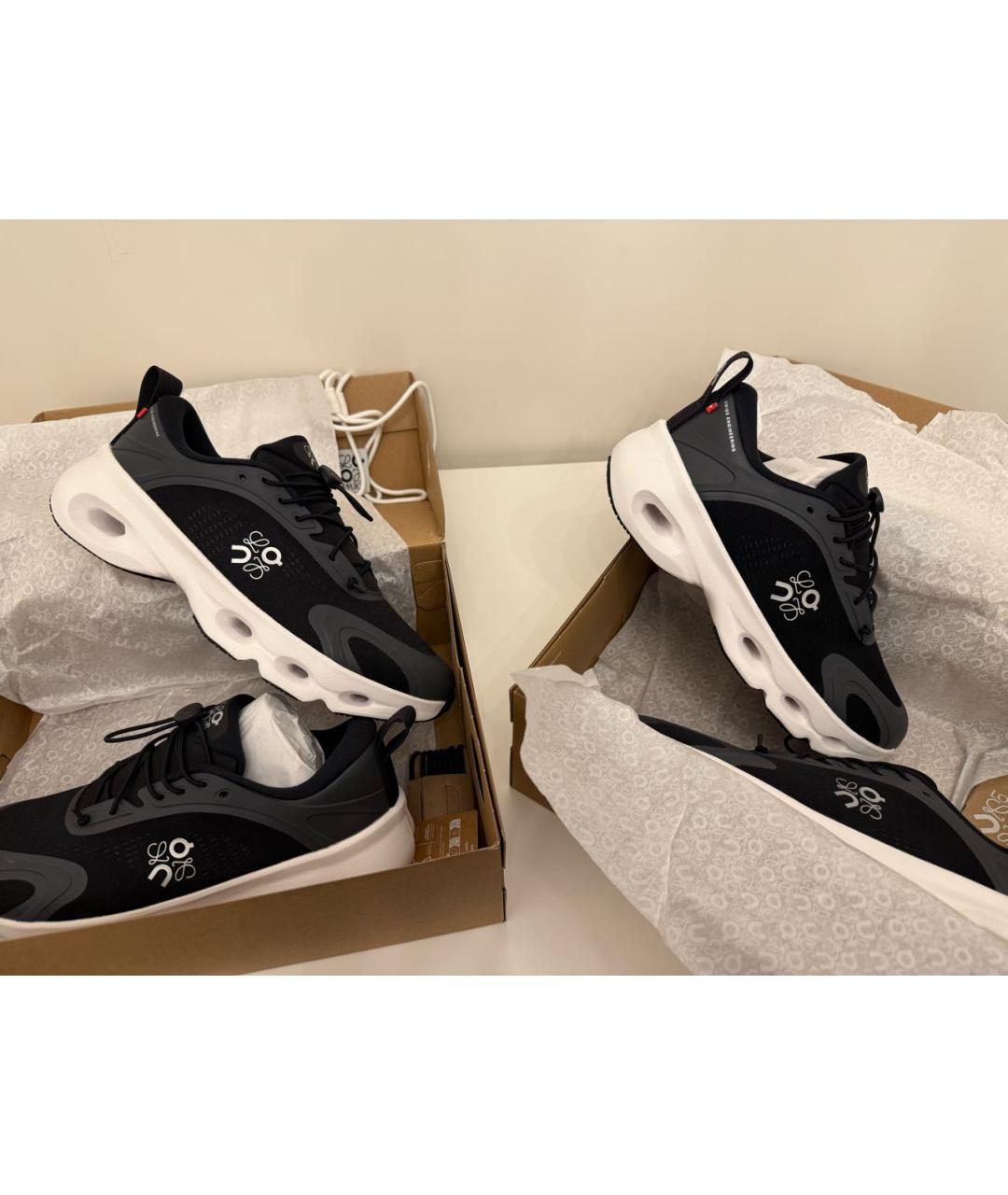 LOEWE Черные кроссовки, фото 4