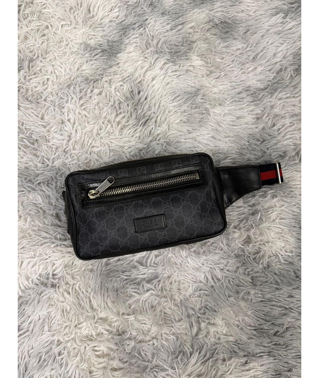 GUCCI Черная поясная сумка, фото 7