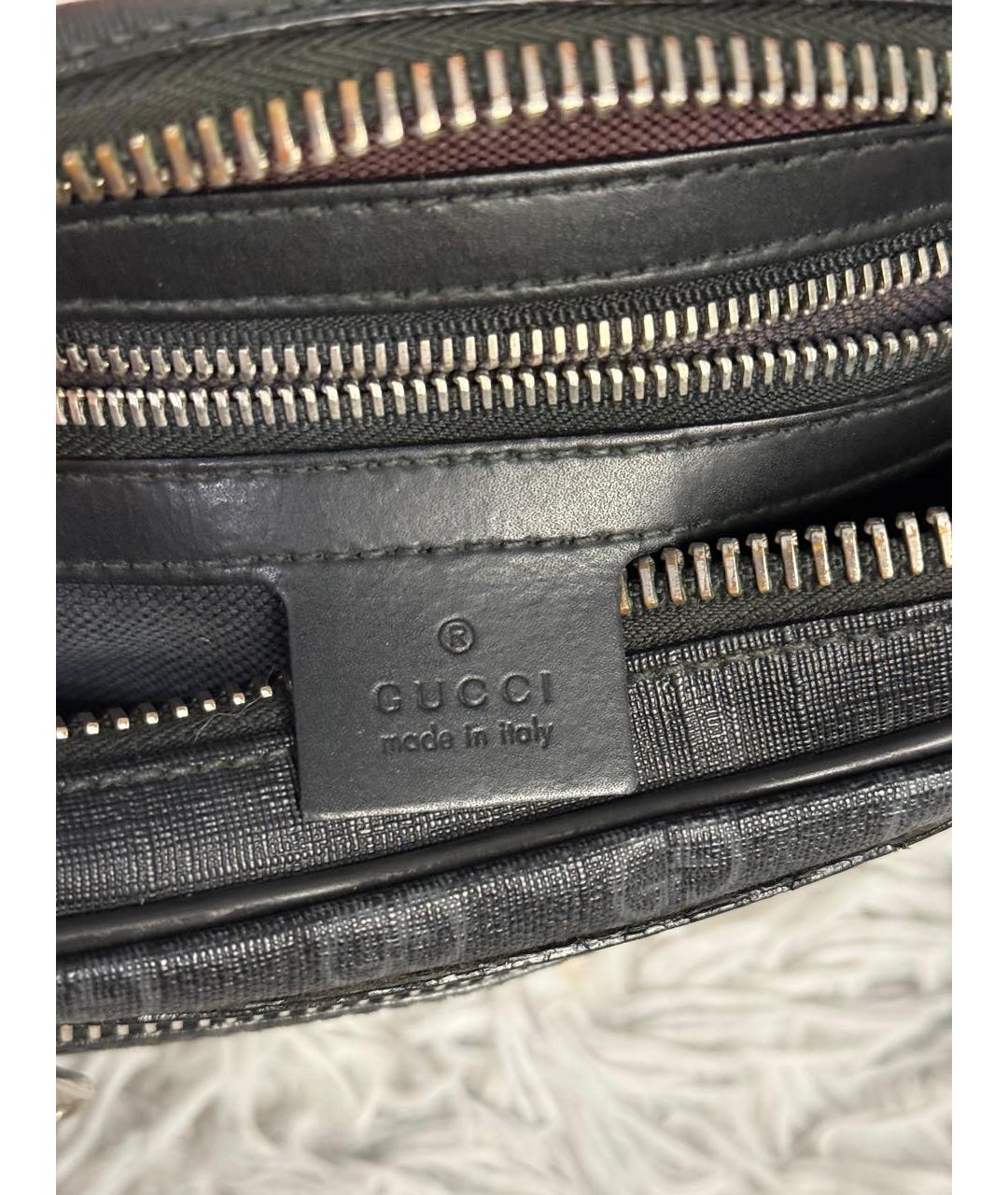 GUCCI Черная поясная сумка, фото 4