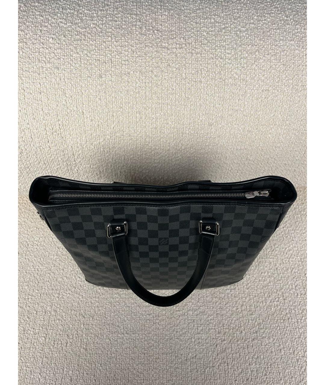 LOUIS VUITTON Черный портфель, фото 8