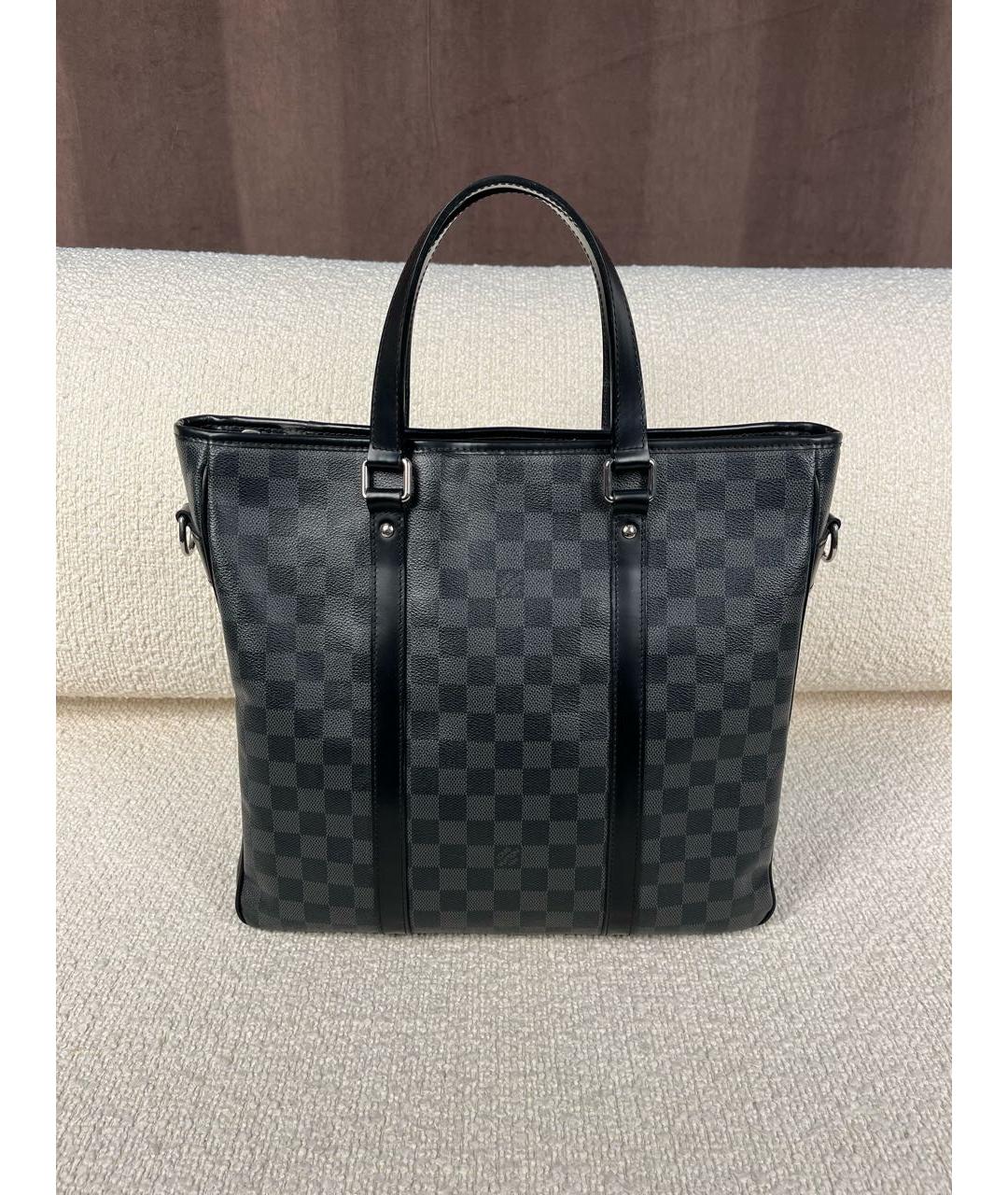 LOUIS VUITTON Черный портфель, фото 3