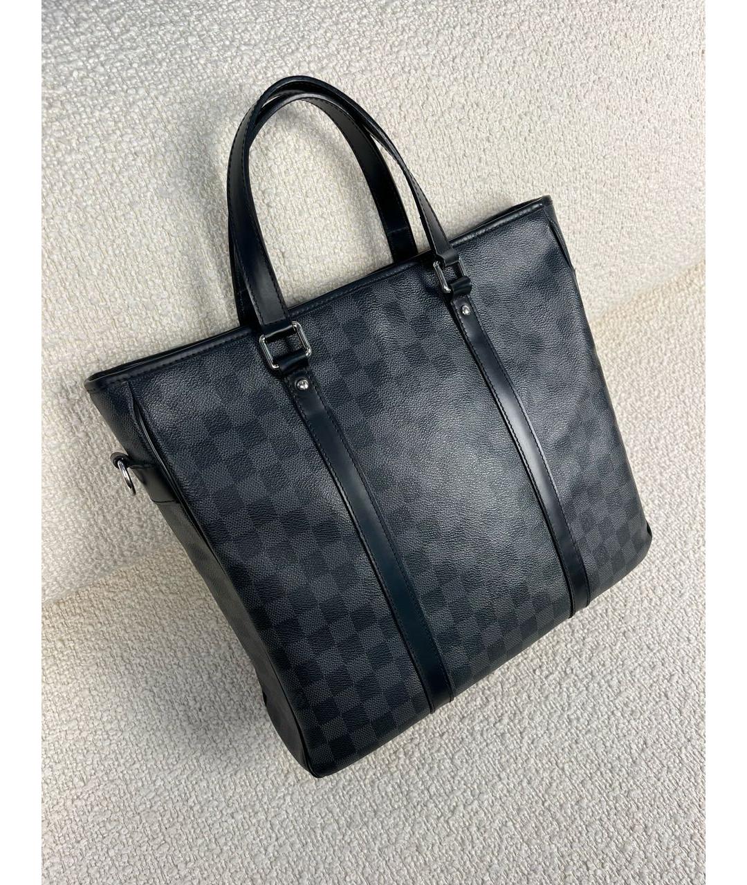LOUIS VUITTON Черный портфель, фото 2
