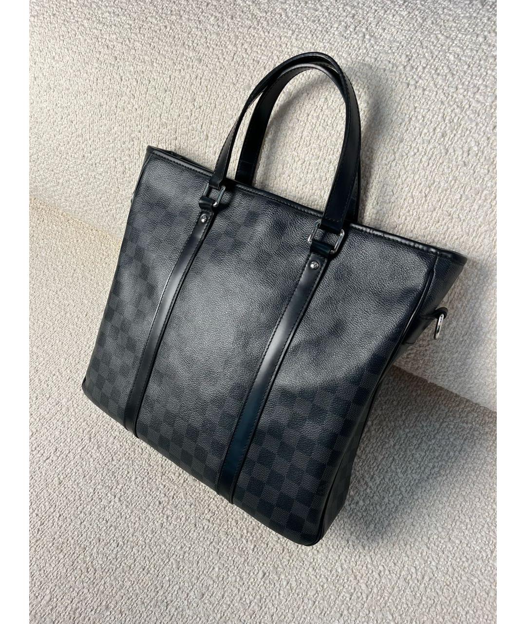 LOUIS VUITTON Черный портфель, фото 5