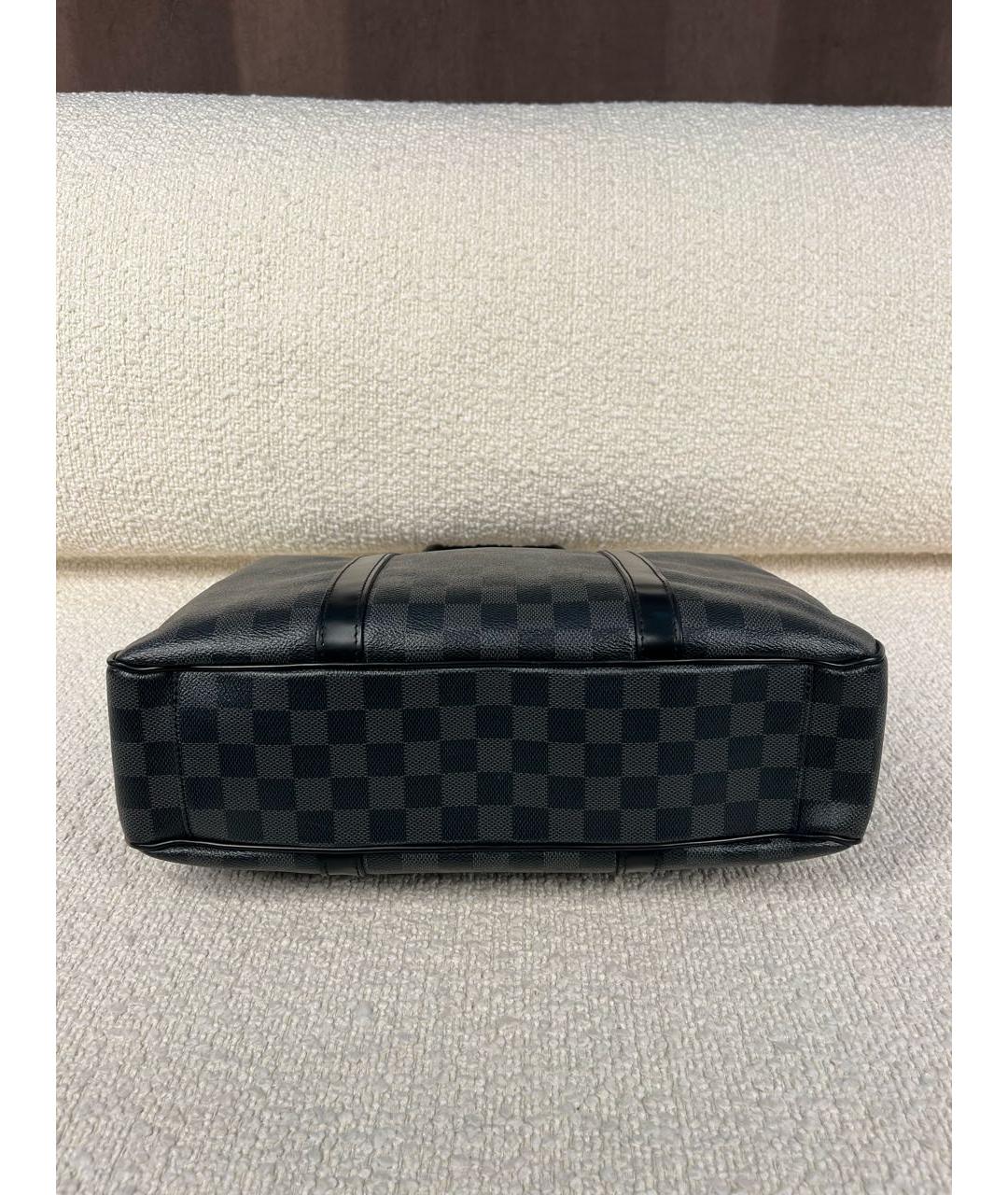 LOUIS VUITTON Черный портфель, фото 6