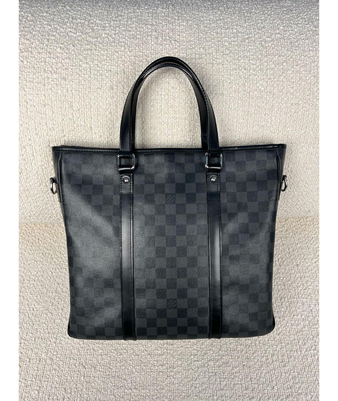 LOUIS VUITTON Черный портфель, фото 9