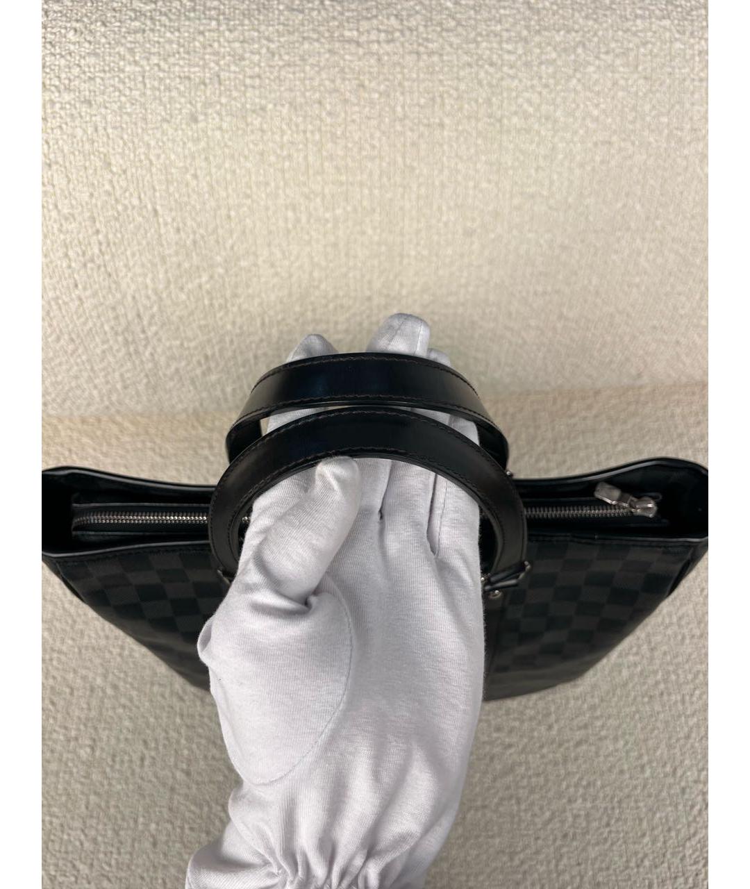 LOUIS VUITTON Черный портфель, фото 7